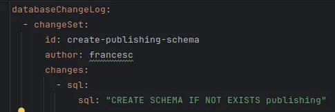 Schema creation